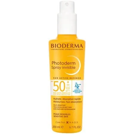 Spray invizibil pentru protectie solara SPF50+ Photoderm, 200 ml, Bioderma — preț și oferte