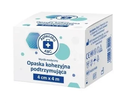Trusă de prim ajutor ABC Bandaj adeziv de susținere 4 cm x 4 m, 1 buc Apteczka ABC — preț și oferte