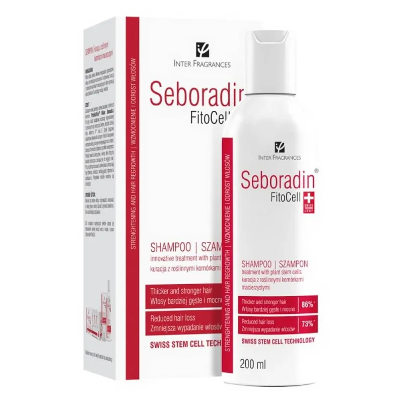 Sampon pentru par slab cu tendinta de cadere Seboradin Fitocell, 200 ml, Lara — preț și oferte