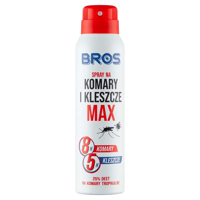 Bros, Max spray împotriva țânțarilor și căpușelor, DEET 25.77%, 90 ml — preț și oferte