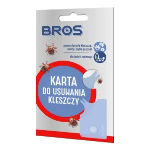 Bros, card pentru îndepărtarea căpușelor, 1 buc.