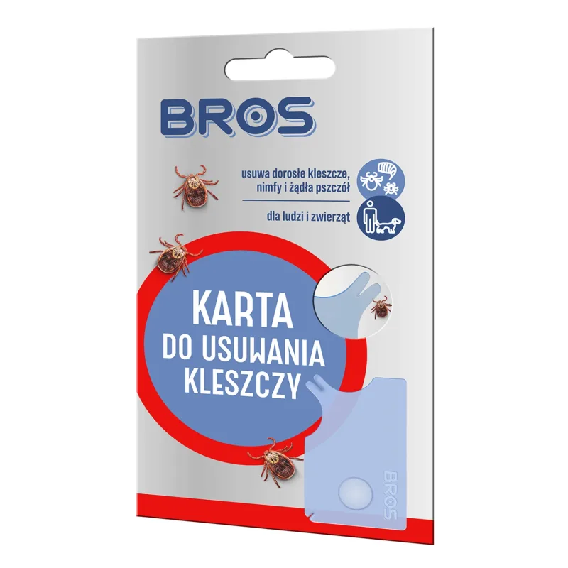 Bros, card pentru îndepărtarea căpușelor, 1 buc. — preț și oferte