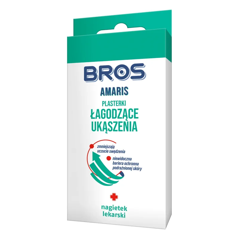 Bros Amaris, plasture calmant pentru mușcături, 20 bucăți — preț și oferte