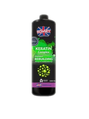 Ronney Keratin Complex Rebuilding pentru păr slăbit și fin, 1000 ml