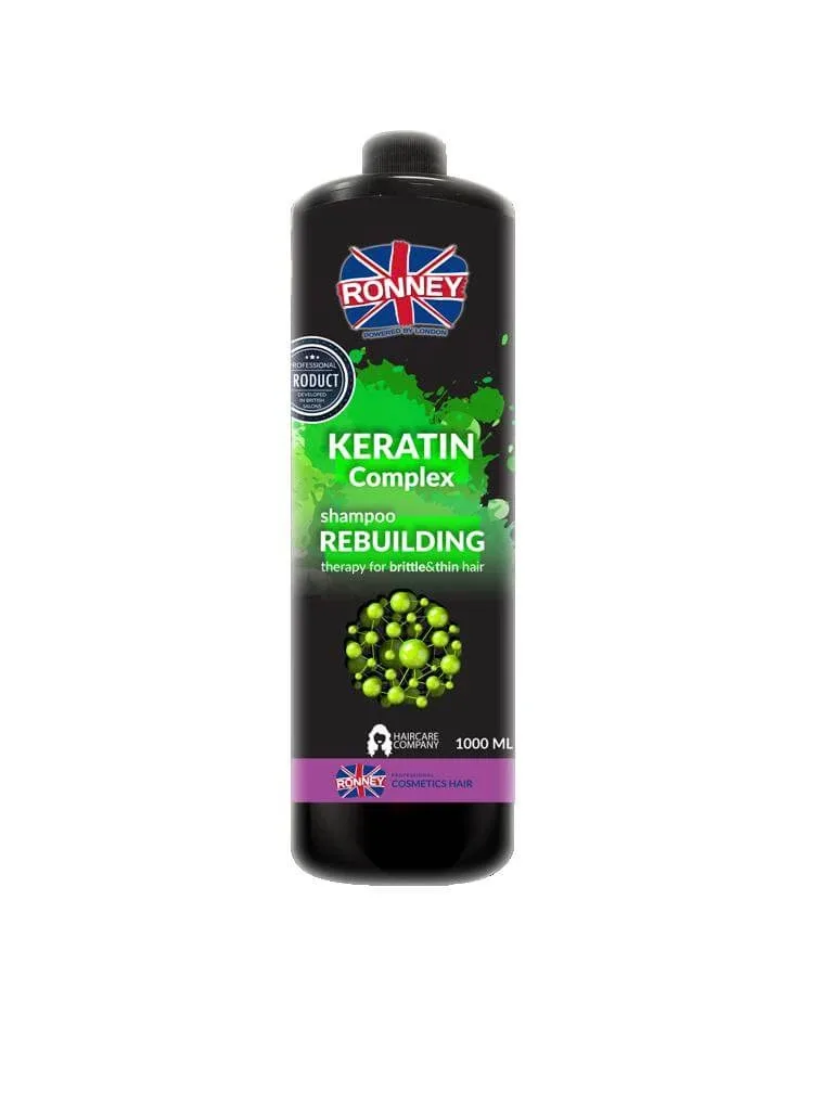 Ronney Keratin Complex Rebuilding pentru păr slăbit și fin, 1000 ml — preț și oferte