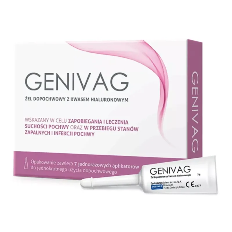 Genivag, gel vaginal cu acid hialuronic, 5 g x 7 aplicatoare — preț și oferte