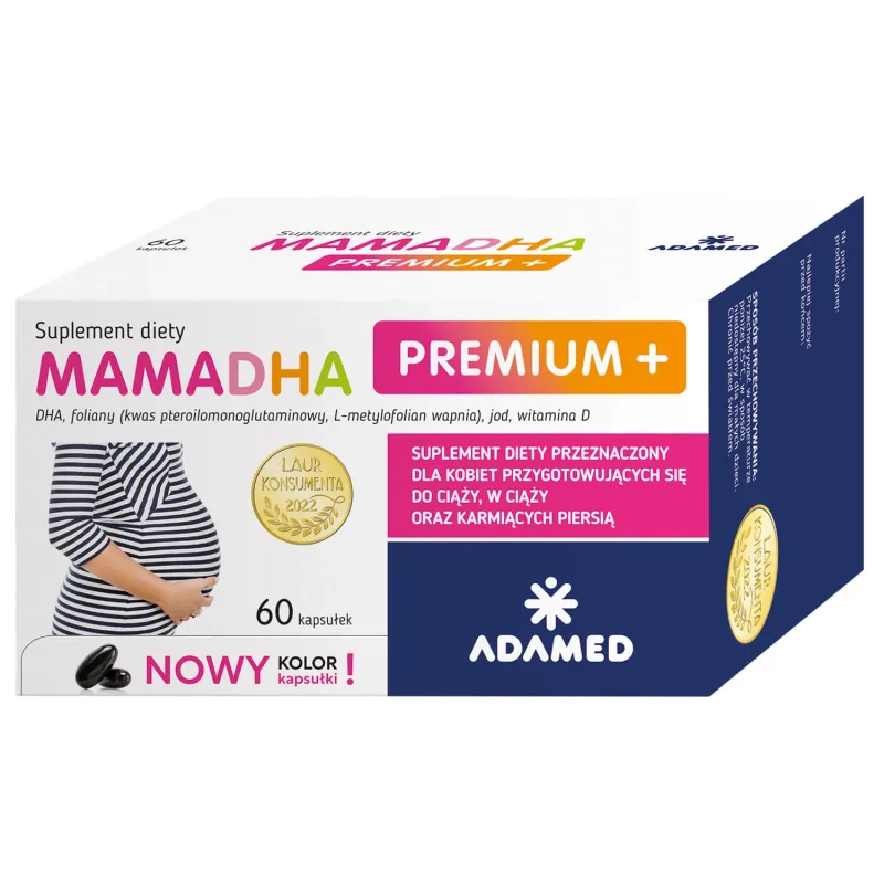 MamaDHA Premium+, 60 capsule AMBALAJ DEFECTAT — preț și oferte