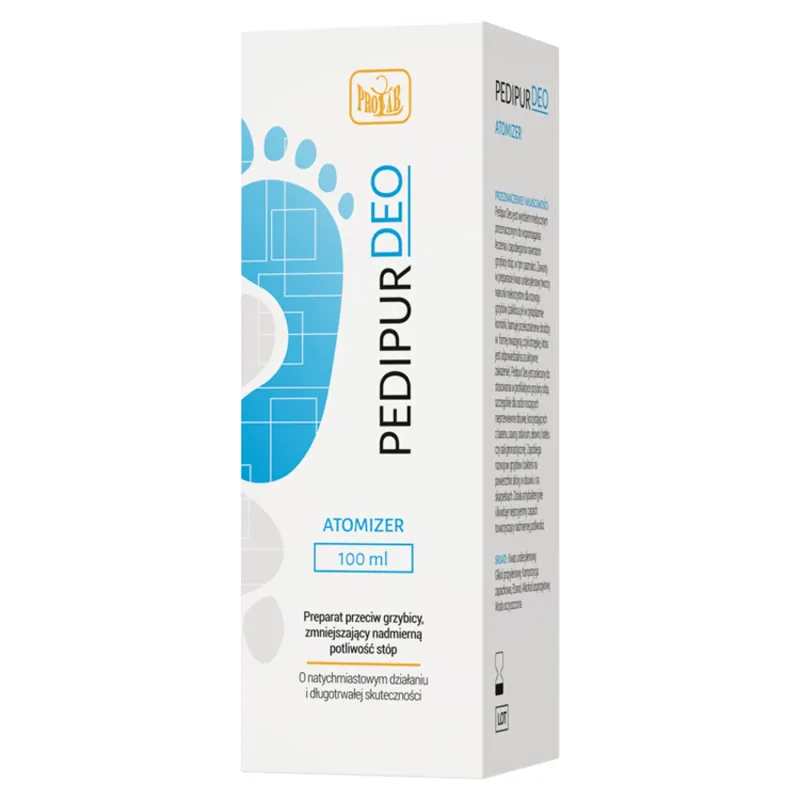 Pedipur Deo, preparat antifungic, atomizor, 100 ml — preț și oferte