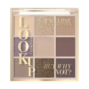Eveline Cosmetics Look Up Paletă de 9 farduri de ochi But Why Not, 10.8 g