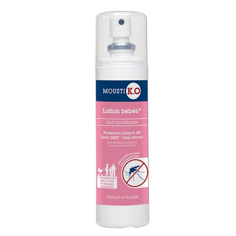 Mousti K.O Loțiune repelentă împotriva țânțarilor 6 luni 100 ml — preț și oferte