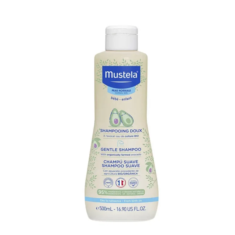 Mustela Organic Avocado Șampon delicat pentru bebeluși 500ml — preț și oferte