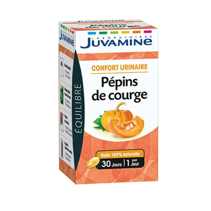 Juvamine semințe de dovleac Confort urinar masculin 30 capsule — preț și oferte