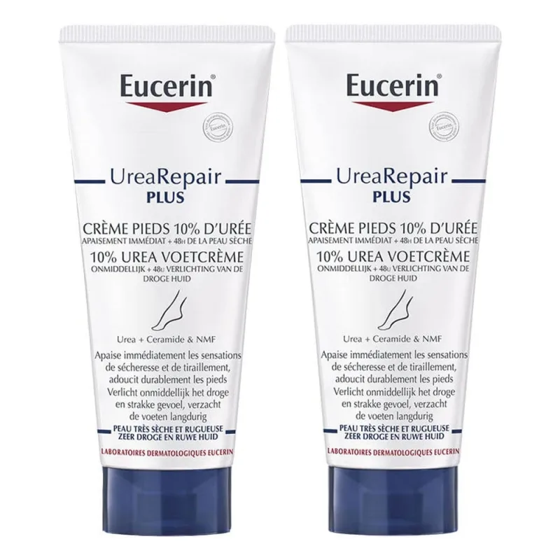 Eucerin UreaRepair Plus Cremă pentru picioare pentru piele uscată și aspră 2x100ml — preț și oferte