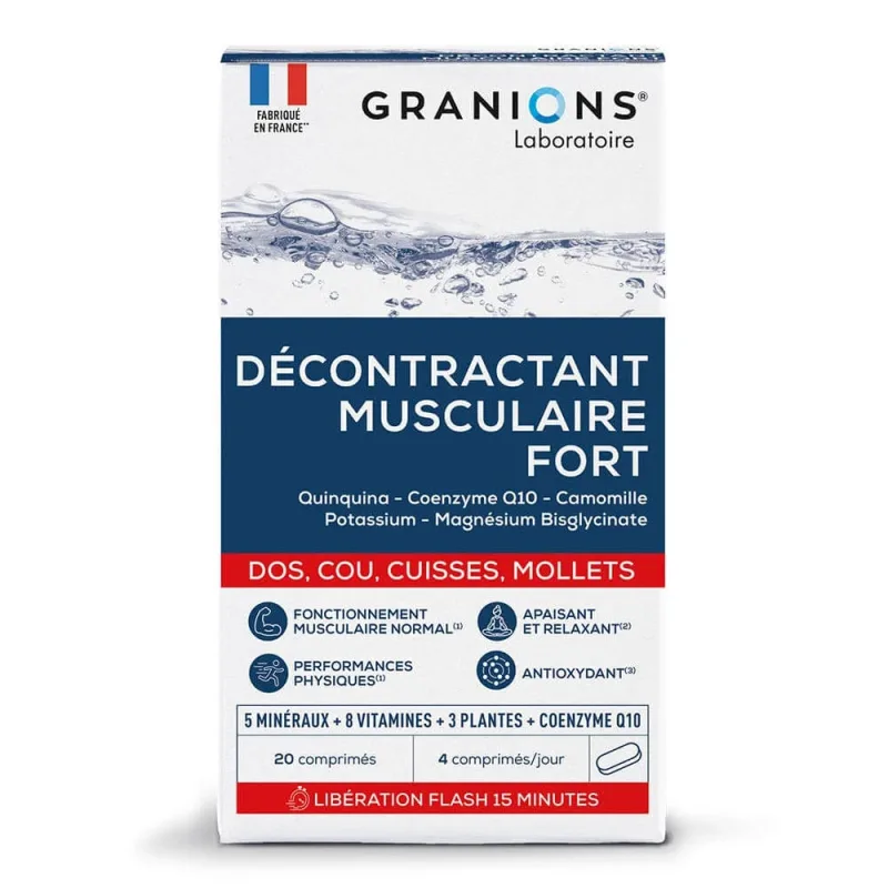 Granions Forte relaxare musculară 20 comprimate — preț și oferte