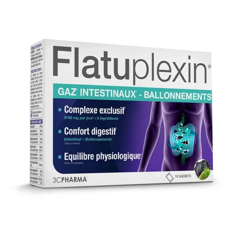 3C Pharma Flatuplexin x16 pliculețe cu pulbere — preț și oferte