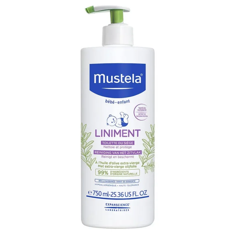 Liniment cu ulei de măsline extravirgin Mustela, de la naștere, 750 ml, Laboratoires Expanscience — preț și oferte