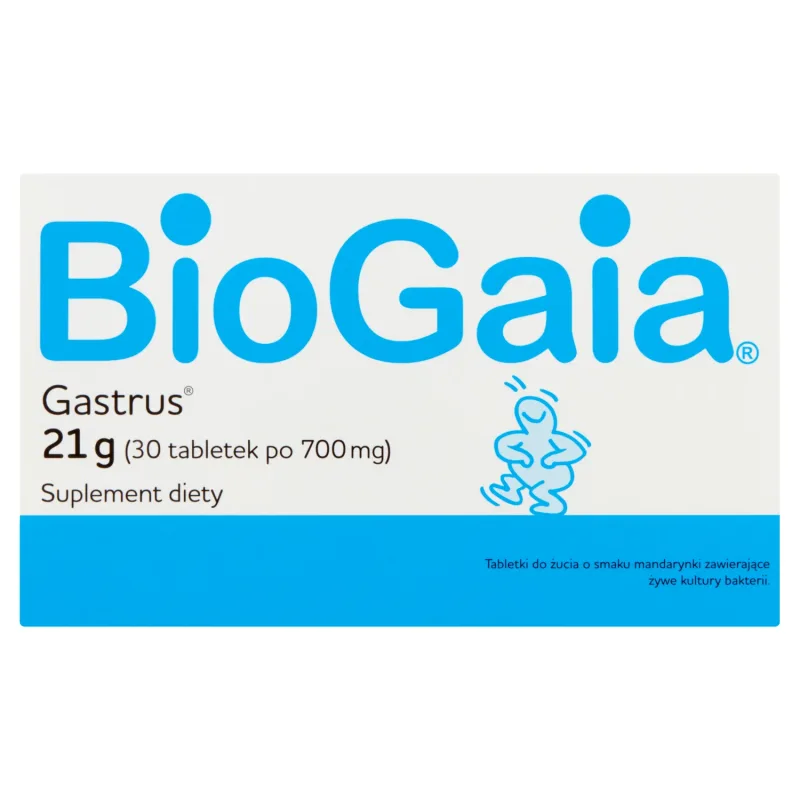 BioGaia Gastrus, aromă de mandarine, 30 comprimate masticabile — preț și oferte