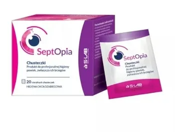 Septopia Șervețele igienice pentru pleoape, 20 buc — preț și oferte