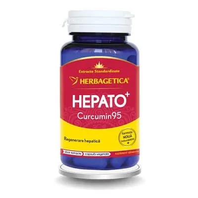 Hepato Curcumin95, 30 capsule, Herbagetica — preț și oferte