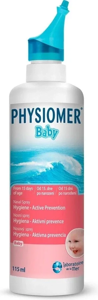 PHYSIOMER Baby izotonic 1×115 ml, izotonic, cu apă de mare — preț și oferte