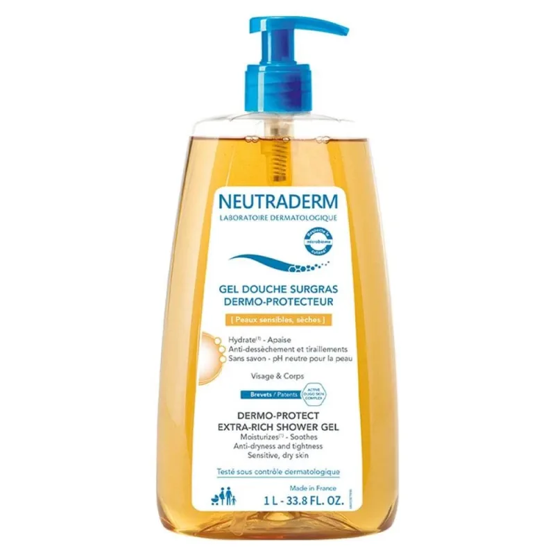 Neutraderm Gel de duș dermo-protector hrănitor Piele uscată 1l — preț și oferte