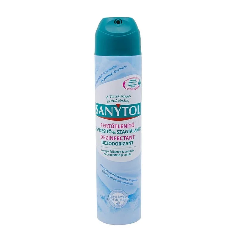 Spray dezinfectant dezodorizant cu flori de munte, 300 ml, Sanytol — preț și oferte