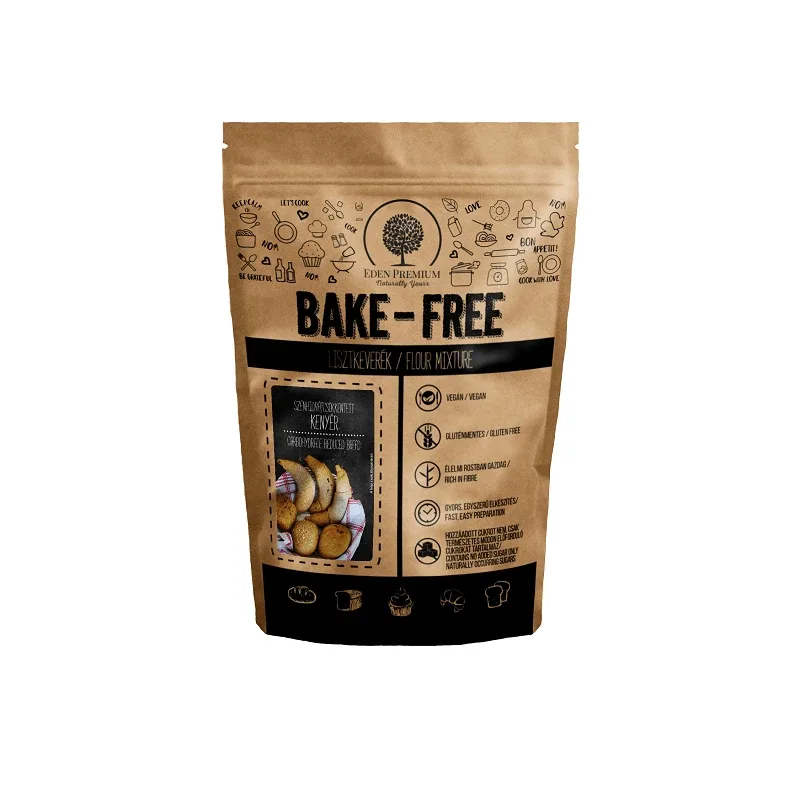 Mix faină pentru paine fără gluten cu nivel scazut de carbohidrati, 1000g, Bake-Free, Eden Premium Naturking — preț și oferte