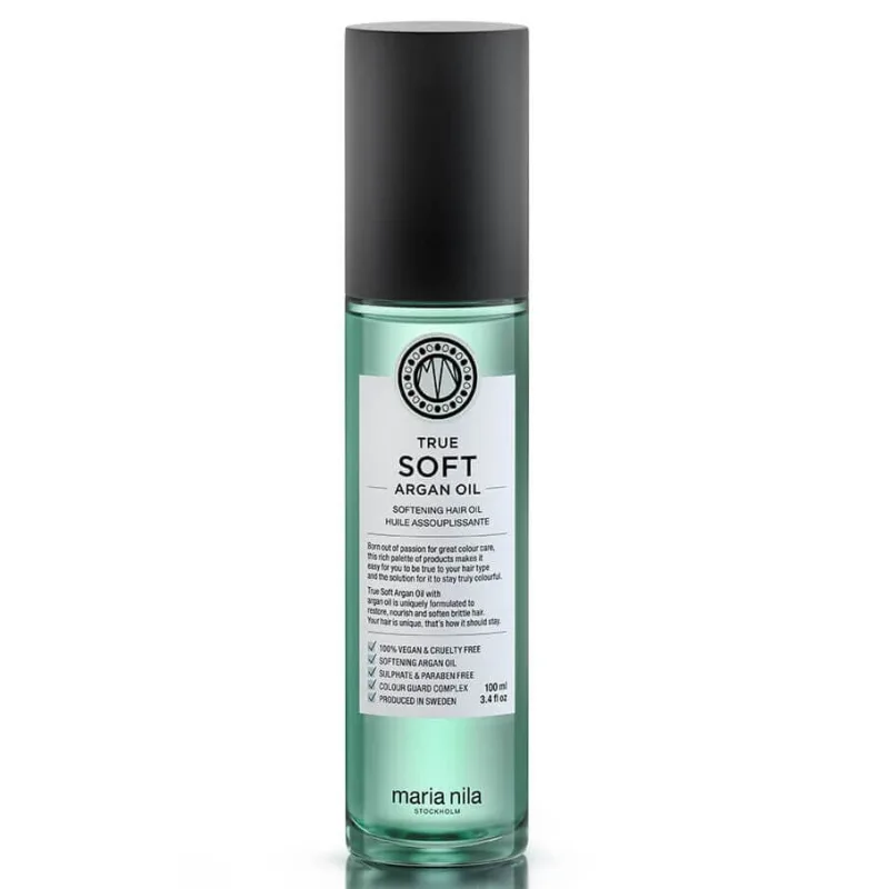 Ulei pentru par Argan Oil True Soft, 100 ml, Maria Nila — preț și oferte