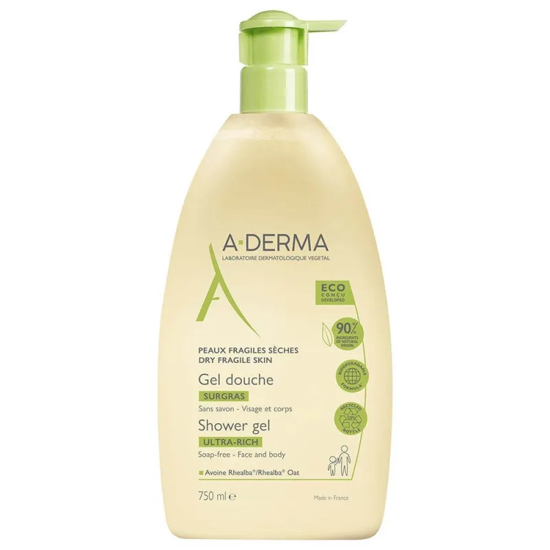Gel de duș A-Derma Oat Rhealba 750ml — preț și oferte
