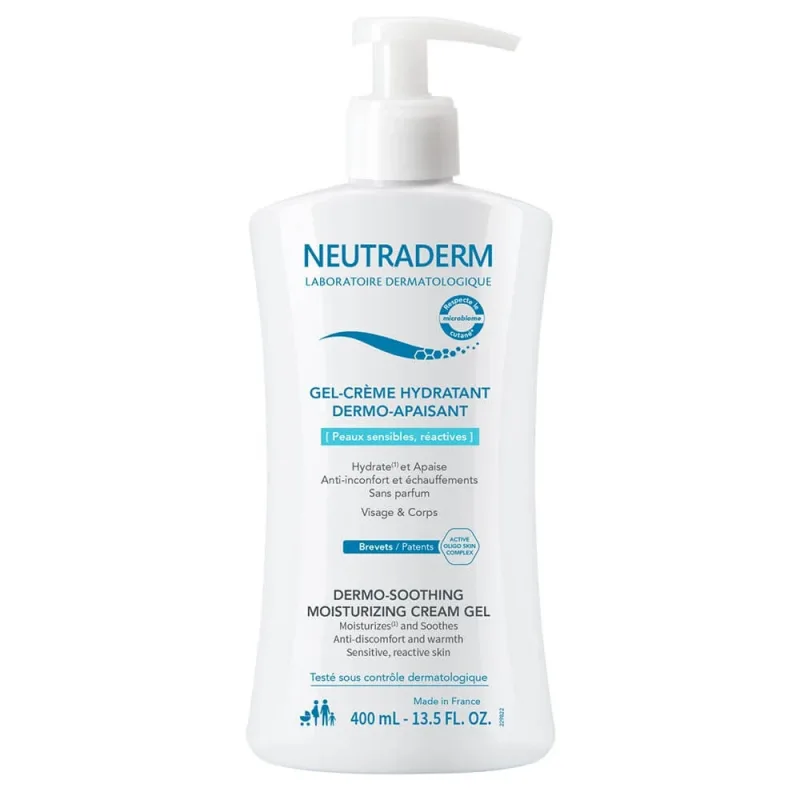 Neutraderm Gel-cremă hidratantă Dermo-soothing Sensitive Skin 400 ml — preț și oferte