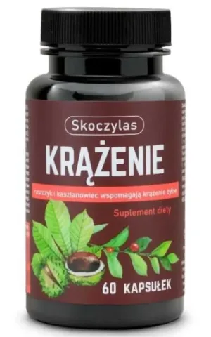 Skoczylas Circulație ruscus, diosmin, castan 60 capsule
