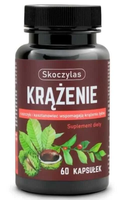 Skoczylas Circulație ruscus, diosmin, castan 60 capsule — preț și oferte