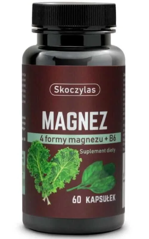 Skoczylas Magneziu 4 forme - spanac, kale 60 capsule — preț și oferte