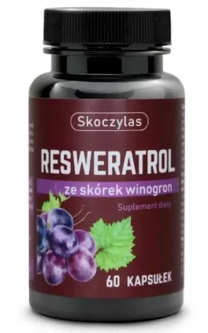 Skoczylas Resveratrol din pielițe de struguri 60 capsule