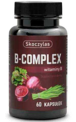 Skoczylas B-complex cu sfeclă roșie și extract de orz tânăr 60 capsule