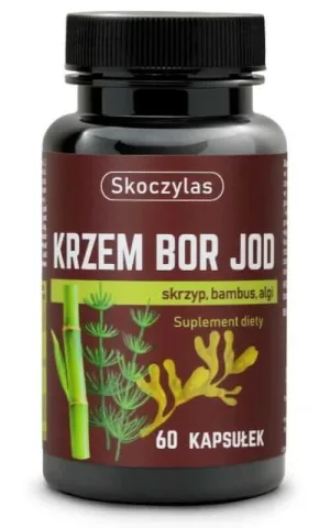 Skoczylas Siliciu, Bor, Iod 60 capsule