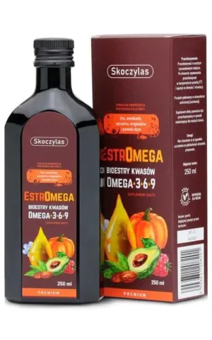 Skoczylas Estromega complex premium de acizi grași omega 3, 6 și 9 (250 ml)