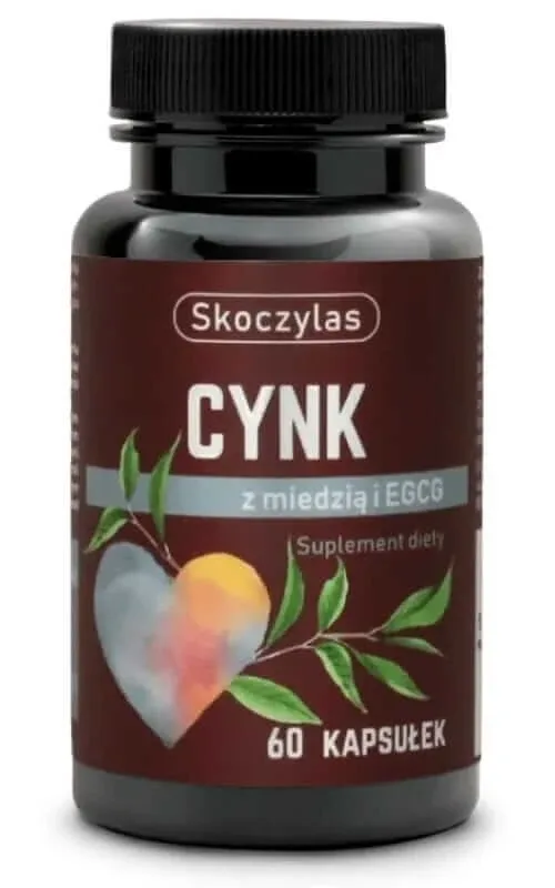 Skoczylas Zinc, cupru și extract de ceai verde (EGCG) 60 capsule — preț și oferte