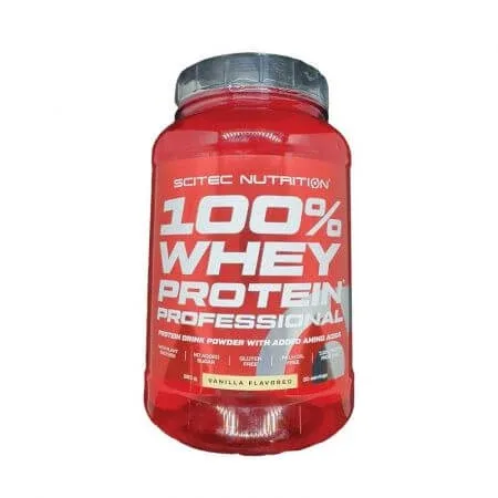 100% Whey Protein Professional cu aroma de vanilie, 920 g, Scitec Nutrition — preț și oferte