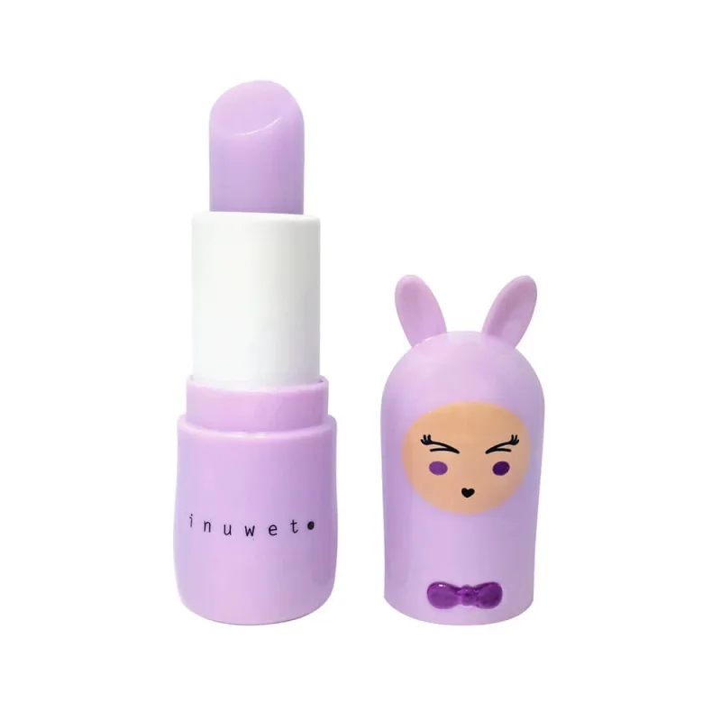 Balsam de buze pentru copii, Mauve, cu parfum de bezea, Bunny Delice, Inuwet, 3.5 gr — preț și oferte