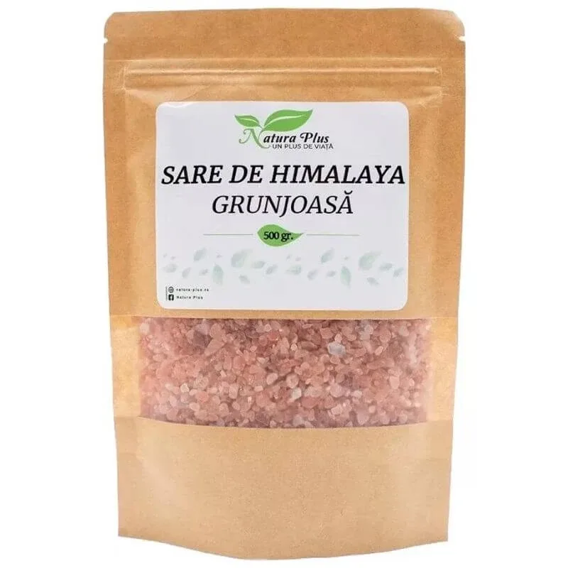Sare de Himalaya Grunjoasa, 500 g, Natura Plus — preț și oferte