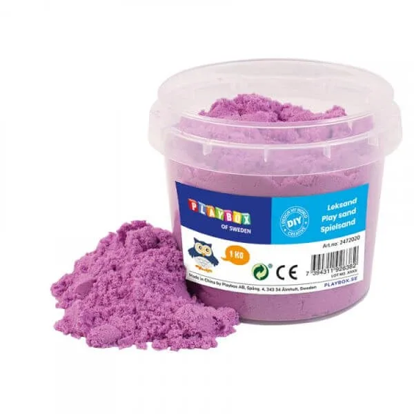 Nisip kinetic Violet Play Sand, 3 ani+, 1 kg, Playbox — preț și oferte