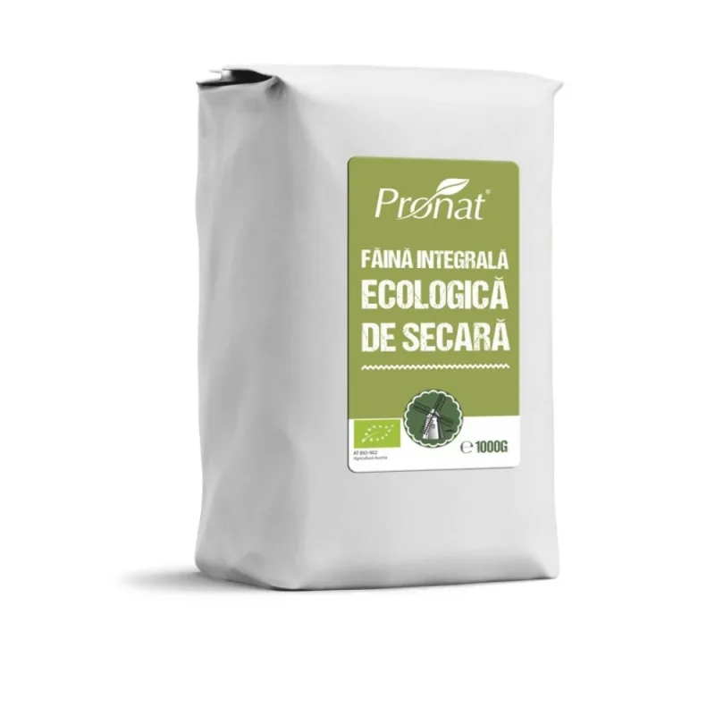 Faina Bio alba de secara, 1 kg, Pronat — preț și oferte