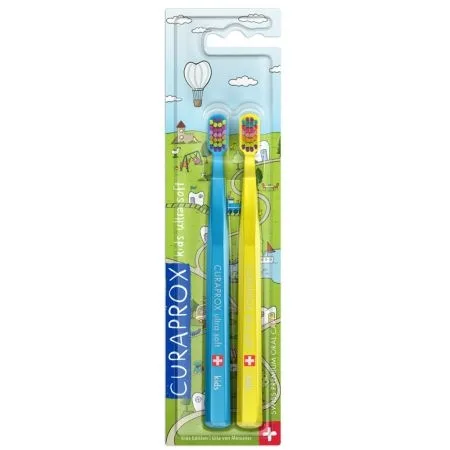 Periute de dinti copii Curaprox 5500 Kids Ultra Soft 2 buc — preț și oferte