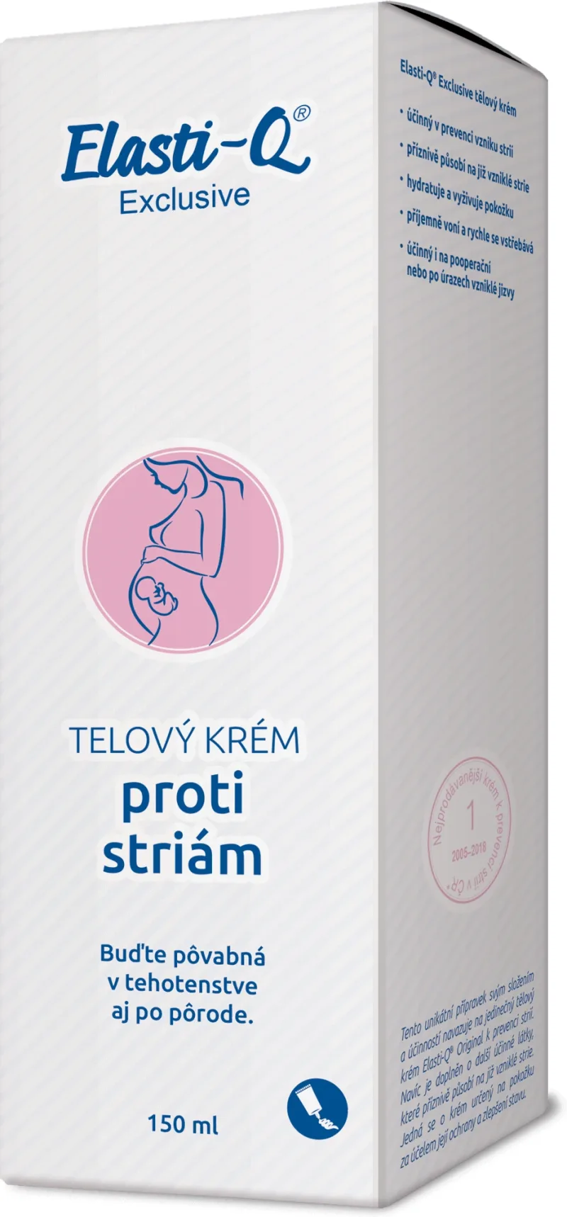 Elasti-Q Cremă de corp exclusivă împotriva vergeturilor formulă mai eficientă 150 ml — preț și oferte