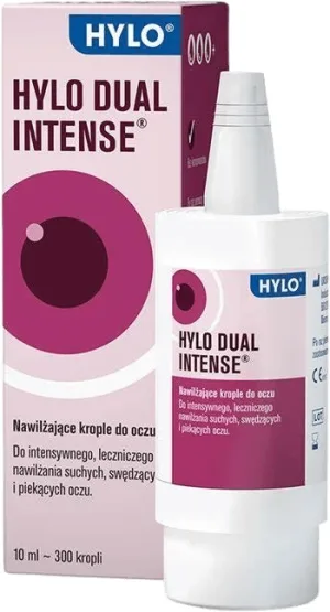 Hylo Îngrijirea ochilor Hylo dual picături de ochi hidratante intense 10 ml