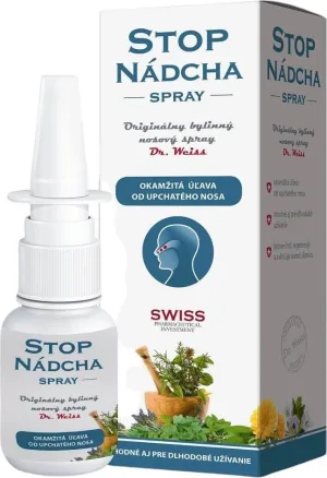 Dr.Weiss Stopnádcha - spray nazal pe bază de plante 30 ml