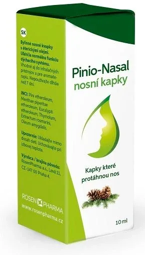 Pinio-Nasal Pinio - Picături nazale nazale cu uleiuri esențiale 10 ml — preț și oferte