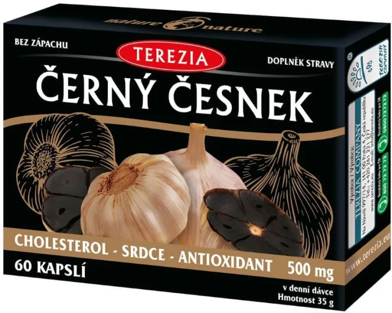 Terezia Usturoi negru 60 capsule — preț și oferte