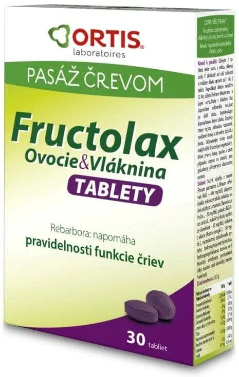 Fructolax Fructe și fibre 30 comprimate — preț și oferte